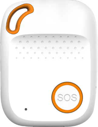 ServiceGPS bouton SOS blanc